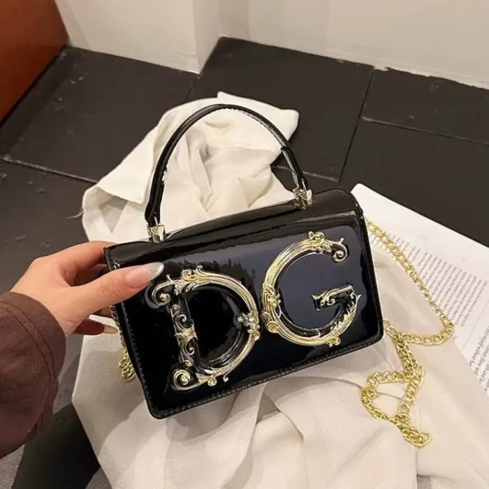 Sac bandoulière élégant en cuir pour femme, sac à langer de luxe de créateur, grande capacité, style