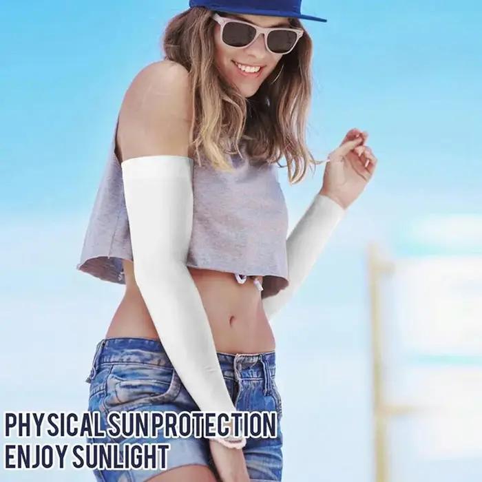 3 paires d'été Protection solaire manches de glace hommes femmes mode respirant élastique gants de b