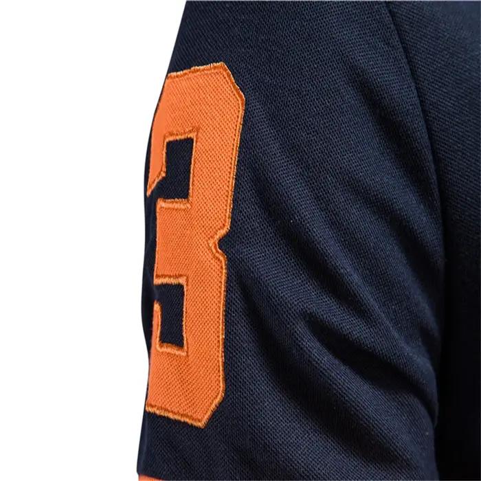 Polo Girafe à Manches Courtes pour Homme, Chemise Brodée de Qualité, Décontractée, Business, Social,