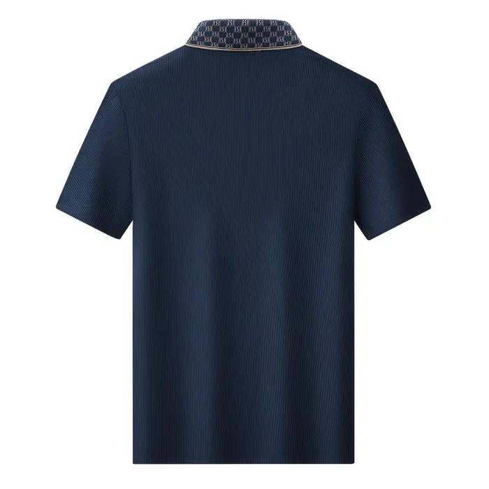 Polo hommes 7xl 8xl 9xl été 2025 nouveau haute qualité hommes à manches courtes Polo soie glacée hom