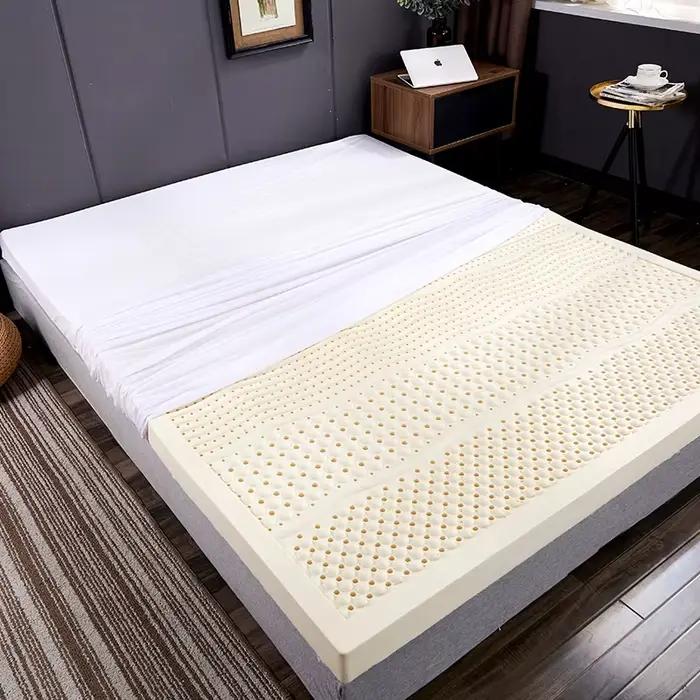 Matelas en latex 100% naturel avec housse, matelas en caoutchouc pur, importé, lit de 1.8m, tapis de
