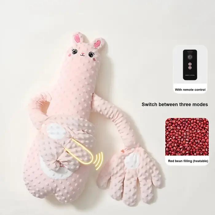 Poupée qui tapotée pour bébé, avec paume apaisante, 3 Modes, télécommande, oreiller électrique pour