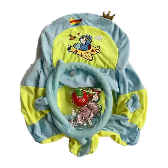 Canapé d'apprentissage en peluche sans coton pour bébé, dessin animé, peau assise, chaise d'alimenta