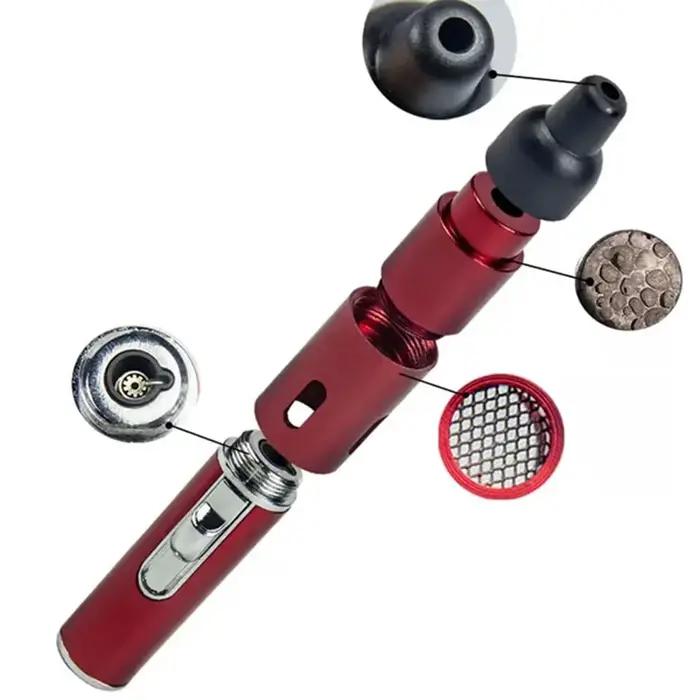 Briquet d'aromathérapie en tuyau métallique rechargeable coupe-vent portable pour camping et randonnée en plein air