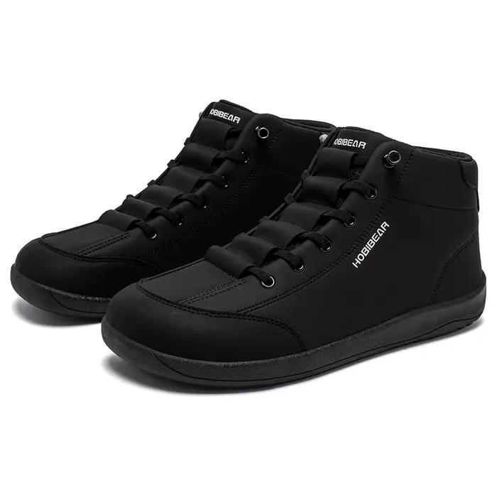 HOBIBEAR chaussures mi-hautes pieds nus hommes femmes bottines à bout large en plein air chaussures