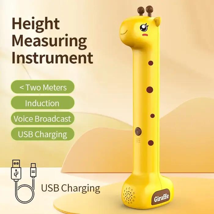 Mètre de mesure de la taille pour enfants à usage domestique avec mesure électronique par ultrasons,