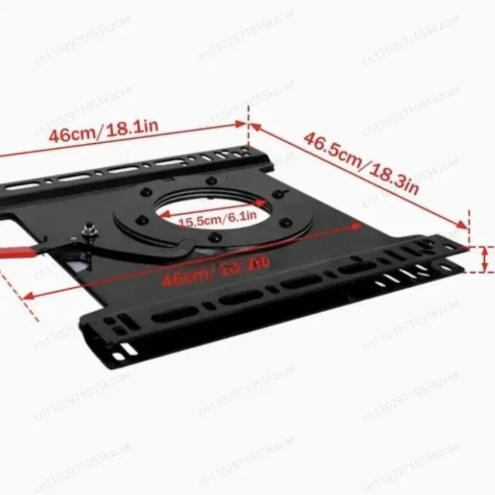 Plateau tournant pour siège auto 360 degrés base pivotante VW T5 T6 pour familles avec enfants occasions spéciales sécurité confort便捷安全的360度旋转儿童汽车座椅底座转换盘适合大众T5 T6车型家庭使用特殊场合