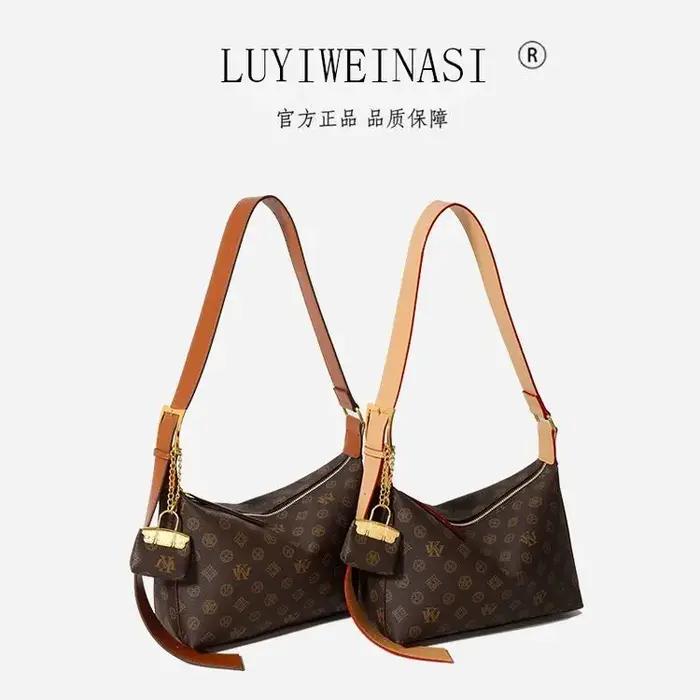 Sacs à langer élégants de couleur unie pour femmes, sac fourre-tout décontracté et stylé, sac bandou