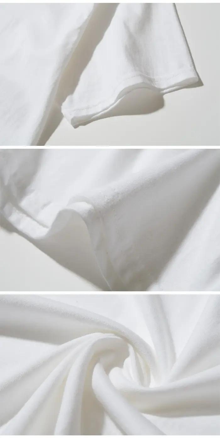 Hauts basiques simples et classiques à manches courtes en coton, tendance, pour hommes et femmes, no
