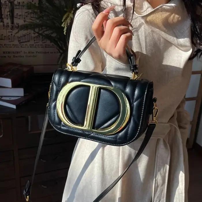 Sac à main en cuir classique élégant de luxe de créateur célèbre pour femmes, sac à bandoulière, sac