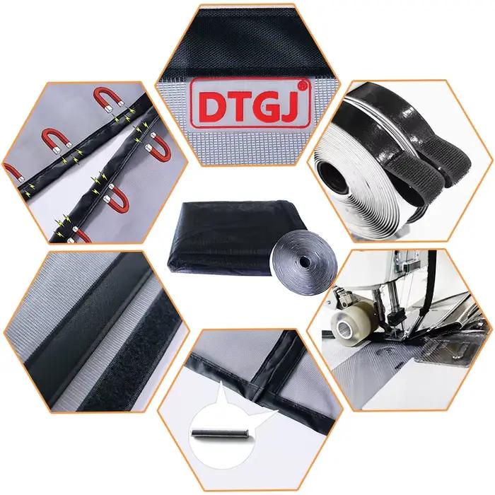 DTGJ – moustiquaire magnétique pour porte, rideau anti-insectes volants, fermeture automatique, mail