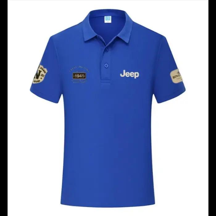 T-shirts et polos d'été de haute qualité, style Jeep 2026, chemises décontractées à manches courtes