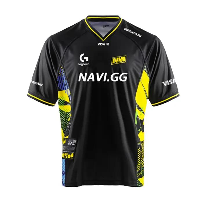Maillot de jeu NAVI 2026 Pro Kit CS2 DOTA2, style joueur, pour fans hommes et femmes, T-shirt grande
