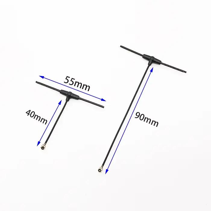 Antenne récepteur omnidirectionnelle 2.4G T 40MM/90MM pour ELRS EP1 RX IPX1, compatible avec la pièc