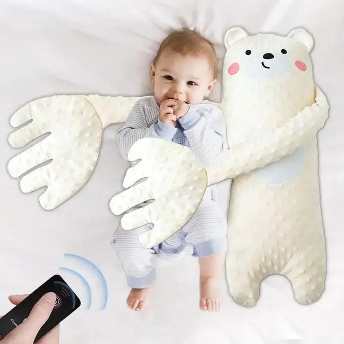 Jouet électrique de sommeil pour bébé, télécommande de 65cm, poupées apaisantes en peluche en forme