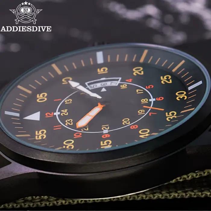 ADDIESDIVE hommes montres de luxe lumineux montres Reloj Hombre 50M étanche Date hommes montre à Qua