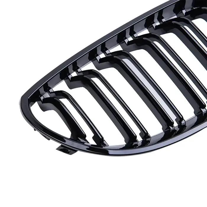 Pulleco Grille de pare-chocs avant de voiture Grilles de course de rein pour BMW E60 E61 5 série 200