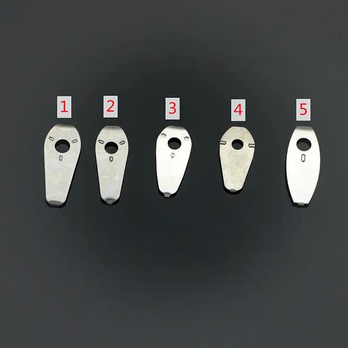 Johonneur Métalliques pour Cuir oral elu, Mélange de Tailles, Accessoires pour Ciseaux de Coiffure,
