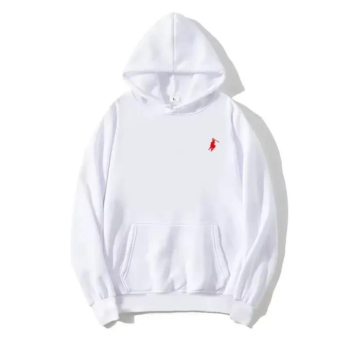 Sweat-shirt à capuche imprimé polo 2025 pour l'automne et l'hiver, adapté aux hommes et aux femmes,