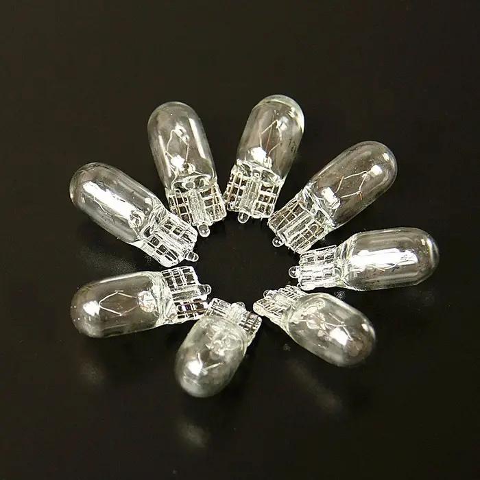 100 ampoules de voiture à filament unique T10 W5W 501 194, blanches, claires, en verre, 12V 5W W2.1x