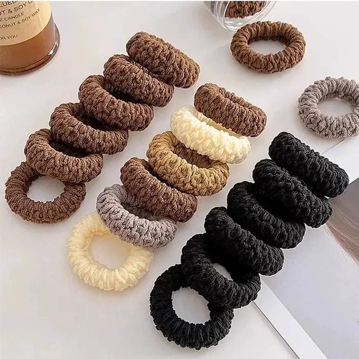 6 pièces d'attaches de cheveux larges et épaisses améliorées, à la mode pour queues de cheval et chi