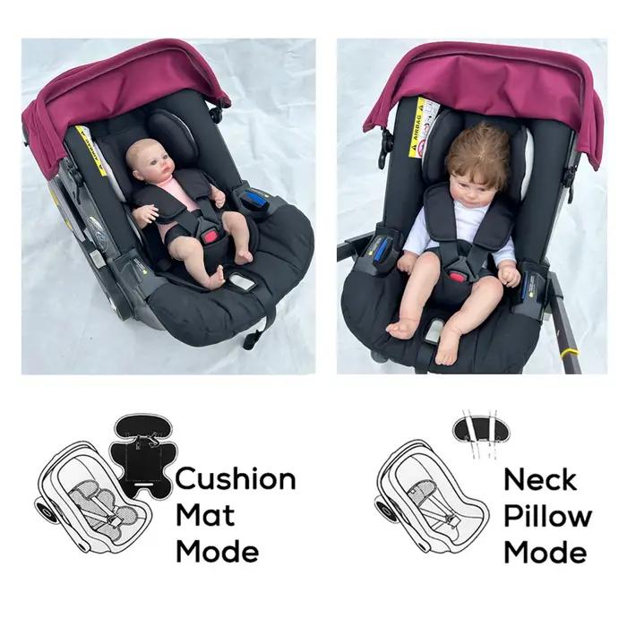 Oreiller de soutien de tête et coussin de soutien du corps COLU ENFANT pour bébé compatible poussette et siège auto système Doona occasions spéciales déplacements quotidiens sécurité confort