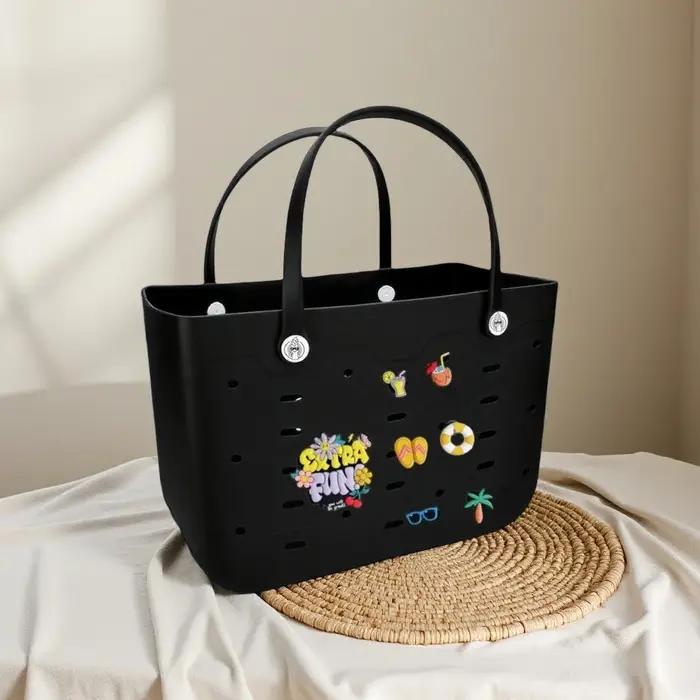 XL Extra Large Sac de plage EVA caoutchouc étanche plage voyage pique-nique panier de rangement femm
