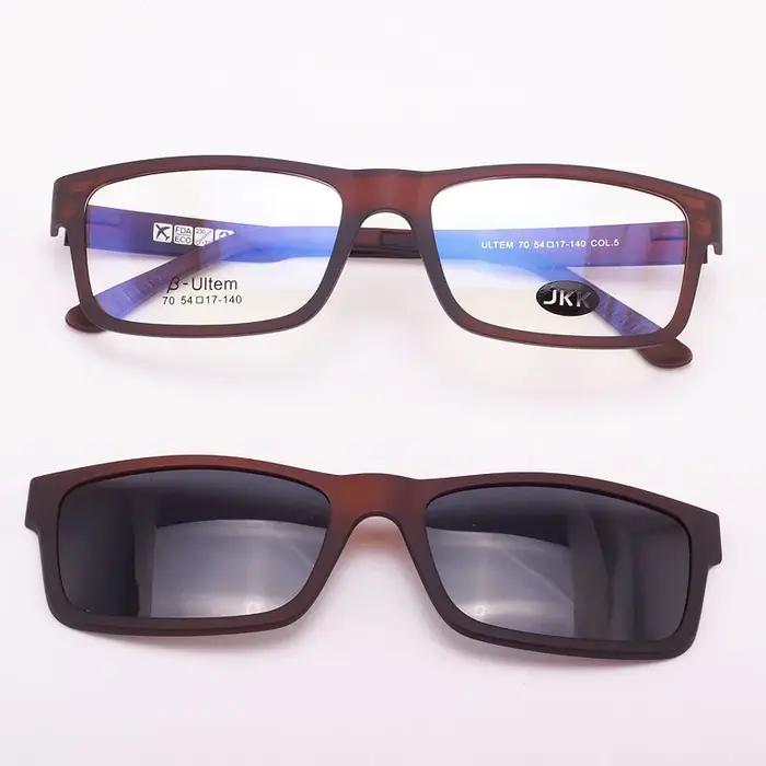 Lunettes de soleil ultra-légères à clip magnétique, monture de myopie, lunettes polarisées, lunettes
