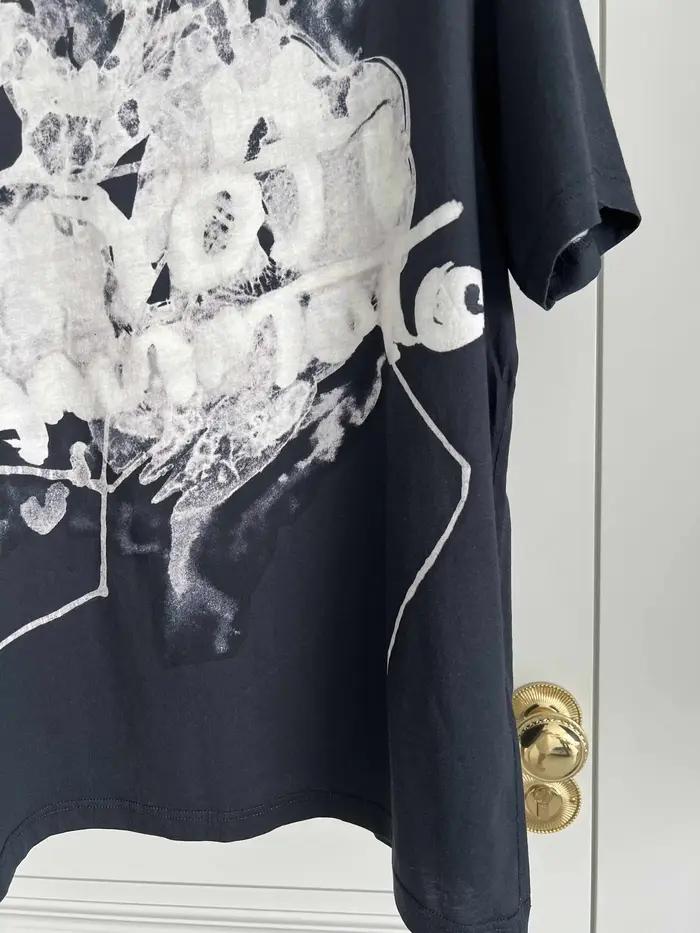 Pull tricoté en pur coton, design original de TOP-YAMAMOTO, imprimé teint par nouage, sur le thème s