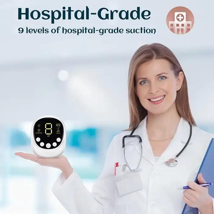Aspirateur nasal électrique pour bébé, ventouse antarctique de qualité hospitalière avec 9 aspiratio