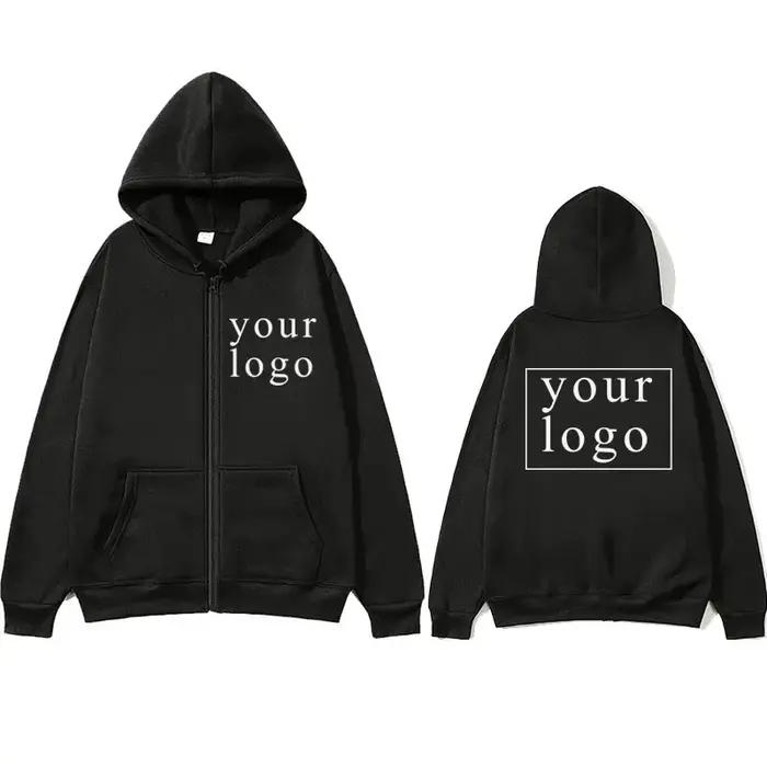 Cardigan à Capuche pour Homme et Femme, avec Logo/Image de Marque Personnalisé, Nouveau Design à la