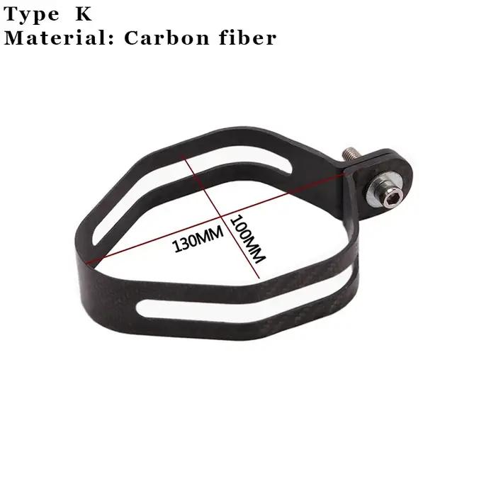 Tuyau d'échappement de moto 60.5mm, silencieux 51mm, cercle fixe universel, Support en Fiber de carb