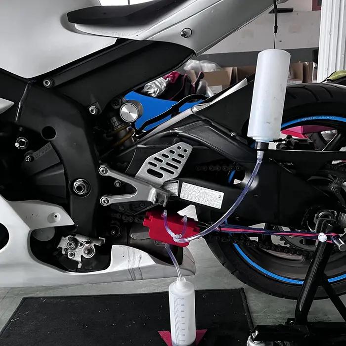 Kit de Machine de nettoyage de chaîne, brosse, engrenage, outil de nettoyage de moto, chaînes de mot