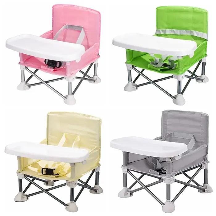 Siège rehausseur pour bébé portable pliable voyage enfant chaise d'alimentation siège de plage extérieur pratique meubles pour bébé occassions spéciales
