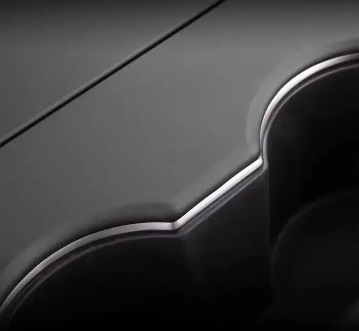 Patch de protection pour panneau de commande Central de voiture ABS noir, 3 pièces, pour Tesla modèl