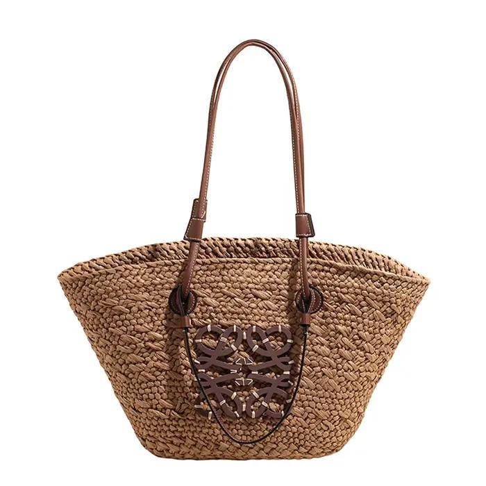 Sac à langer de créateur classique et tendance pour femme - Sac messenger et à main luxe couleur unie