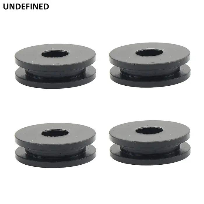 Oeillets de bague de montage de pare-brise, accessoires de moto en plastique POM noir pour Harley He