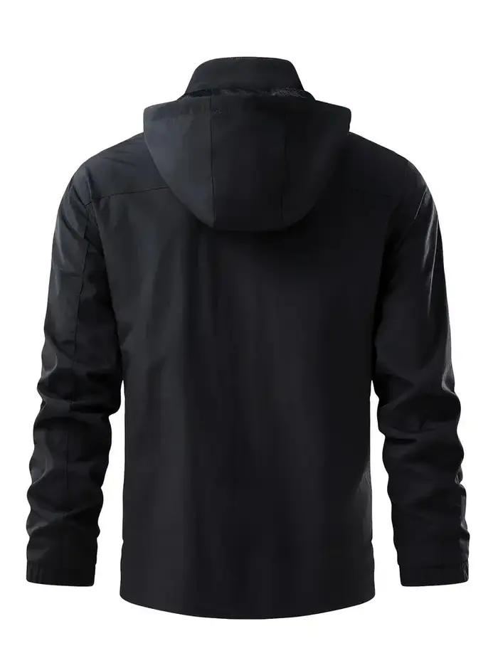 Nouvelle veste de pluie imperméable et coupe-vent légère à capuche pour homme, idéale pour l'escalad
