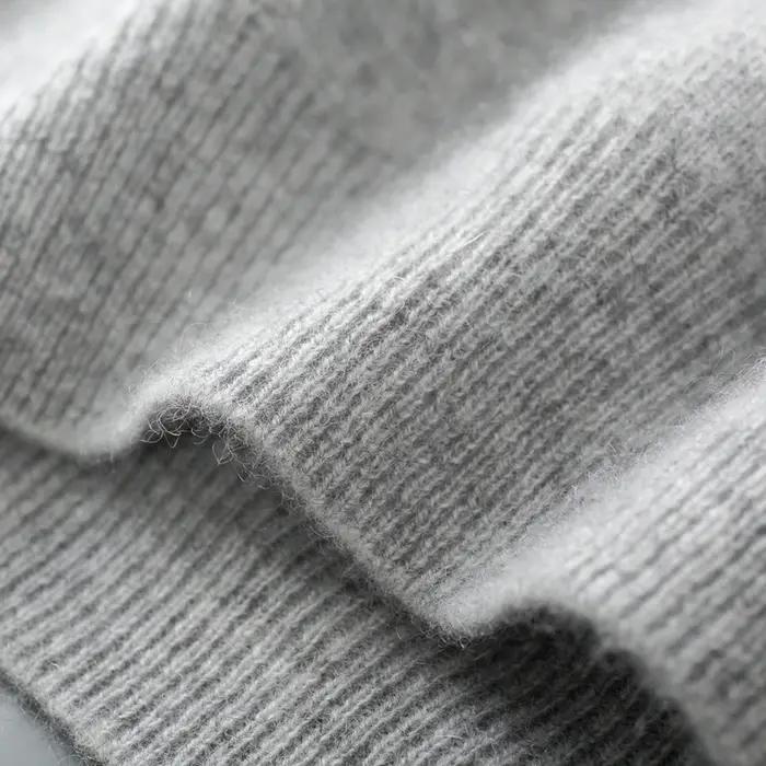 MVLYFLRT Costume tricoté en laine mérinos pour homme Cardigan à capuche avec fermeture éclair Pantal