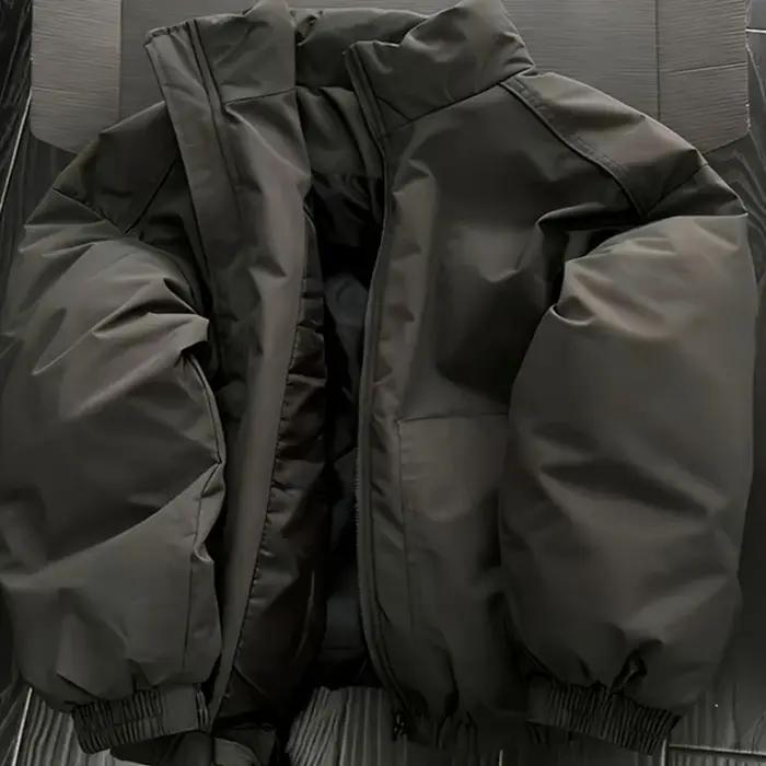 Veste d'hiver en coton pour hommes, manteau en coton, veste à pain épaisse et chaude, veste cool de