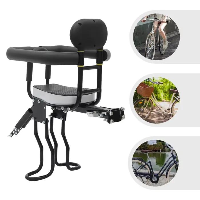 NOUVEAU Siège de vélo avant pour enfant, avec main courante et support pour pédales, pour les enfant