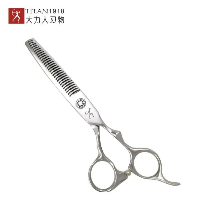 Titan ciseaux à cheveux en acier vg10, fait à la main sharp ciseaux
