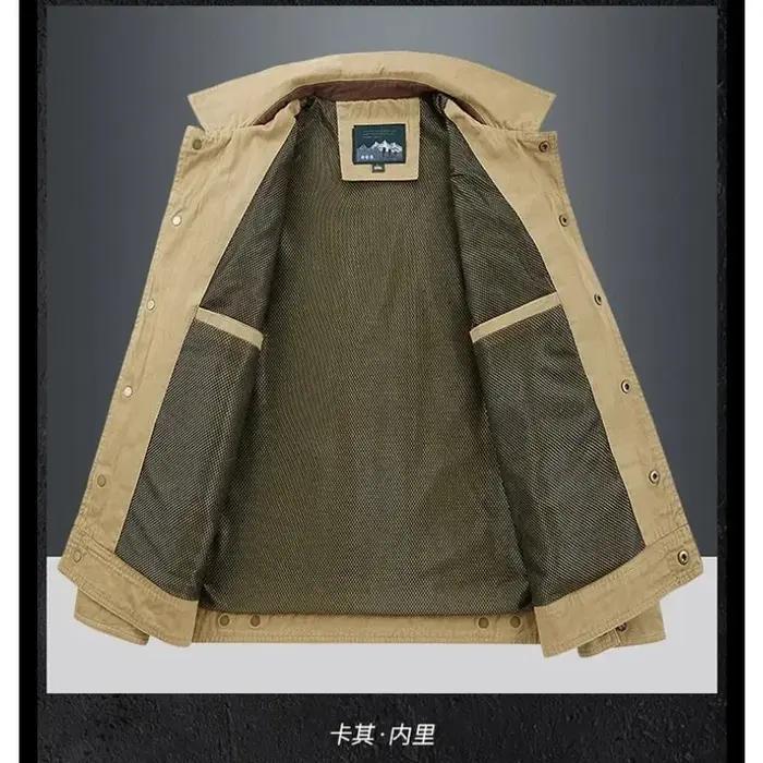 Vestes tactiques rétro imperméables pour hommes, manteau coupe-vent multi-poches, veste militaire fi