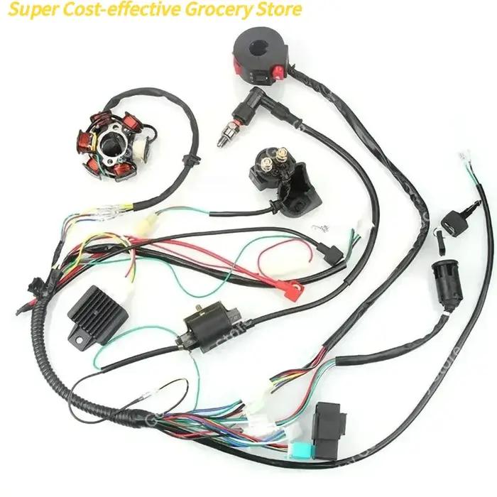 Kit de faisceau de câbles Quad CDI pour 50cc 70cc 90cc 110cc 125cc, démarrage électrique chinois, St