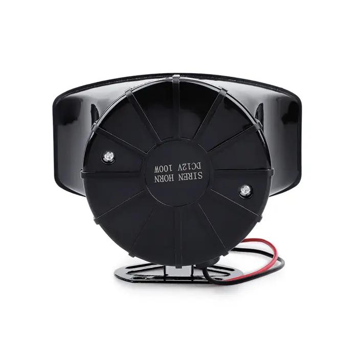 Accessoires de voiture 12V 7 sons haut-parleur 130dB sirène électronique sans fil forte alarme d'ave