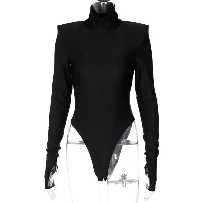 AHAgaga vêtements de détente à manches longues Fitness barboteuses femmes combinaisons Sexy bureau d