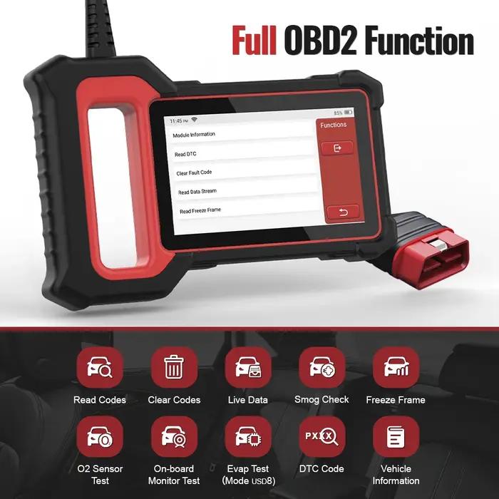 THINKCAR-Outil de Diagnostic de Voiture, Scanner OBD2, Système ECM ABS SRS TCM BCM, Réinitialisation