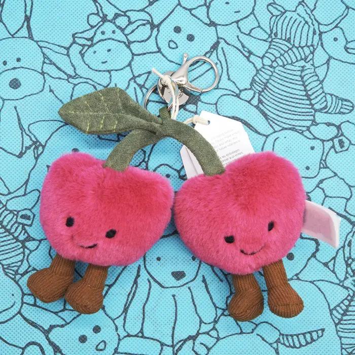 Nouveauté 2026 JC Fun Bestseller – Pendentif en peluche fruit – Raisin, Avocat, Poire, Fruit du drag