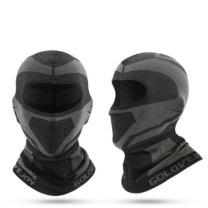 Cagoule d'été respirante pour Moto, masque complet, masque de cyclisme, capuche de casque, masque fa