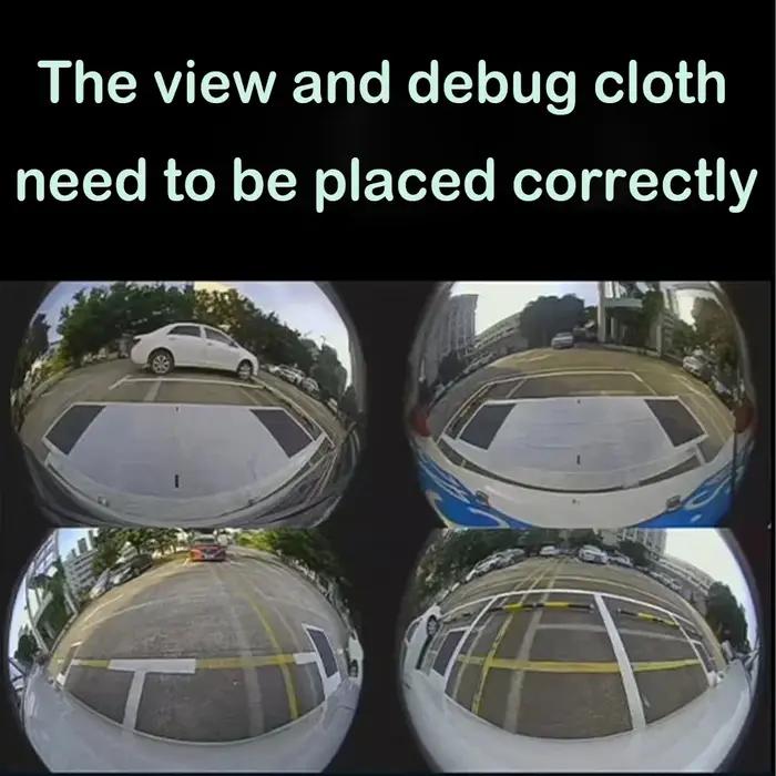 Caméra Panoramique 360° Pour Voitures Compatible Android Systeme Multimédia Navigation Parking Conduite Sécurité Occasions Spéciales